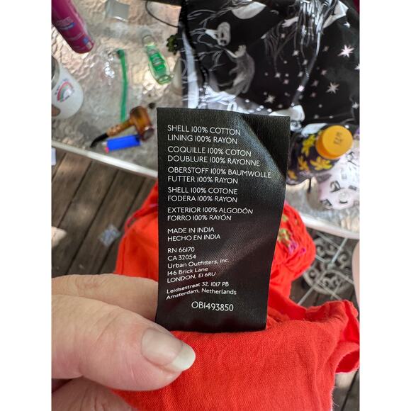 Urban Outfitters Women's Off the Shoulder, Open Back Slit front Maxi Dress New - Picture 8 of 12